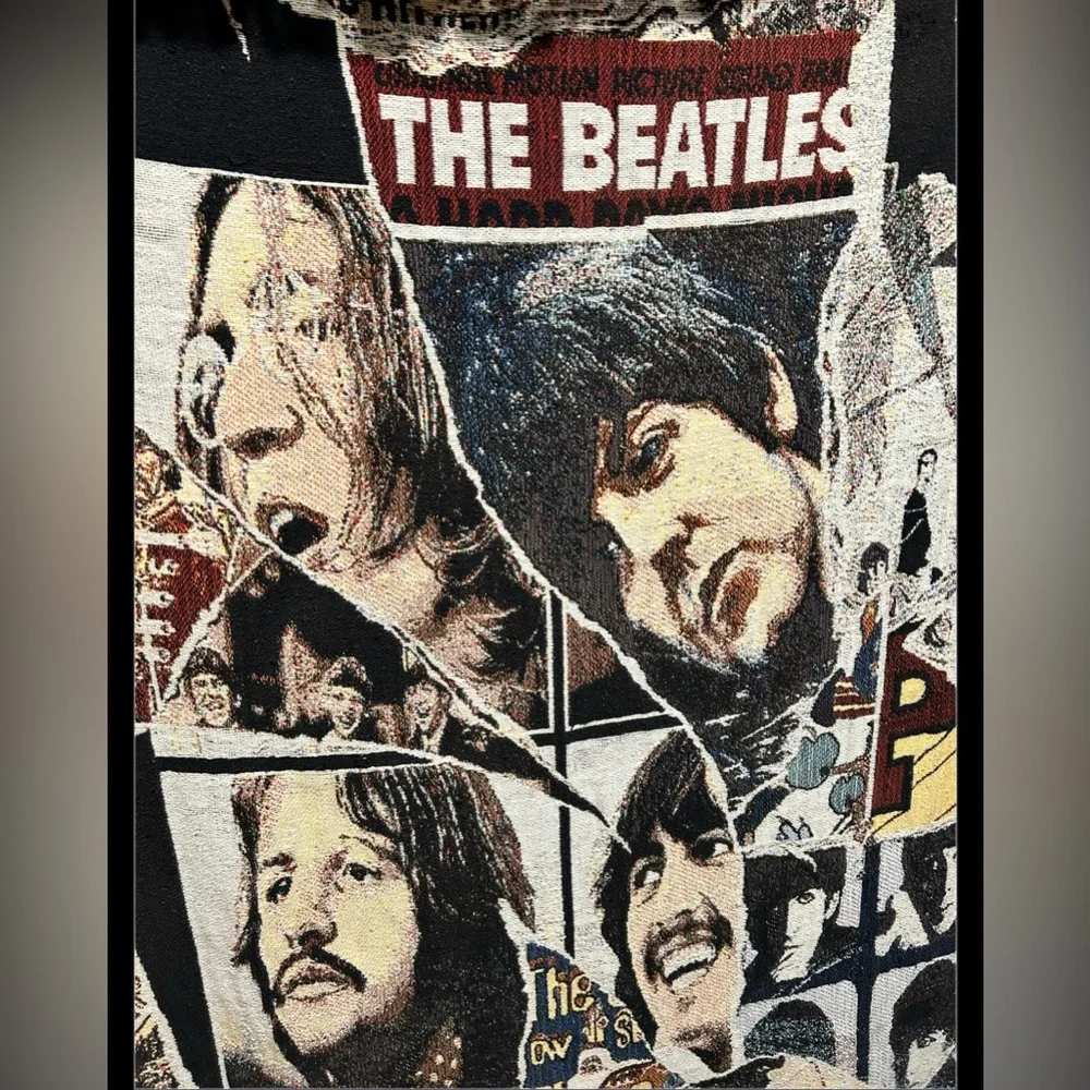 The Beatles’ Compilation Album Anthology 3 Woven Blanket 53x65”